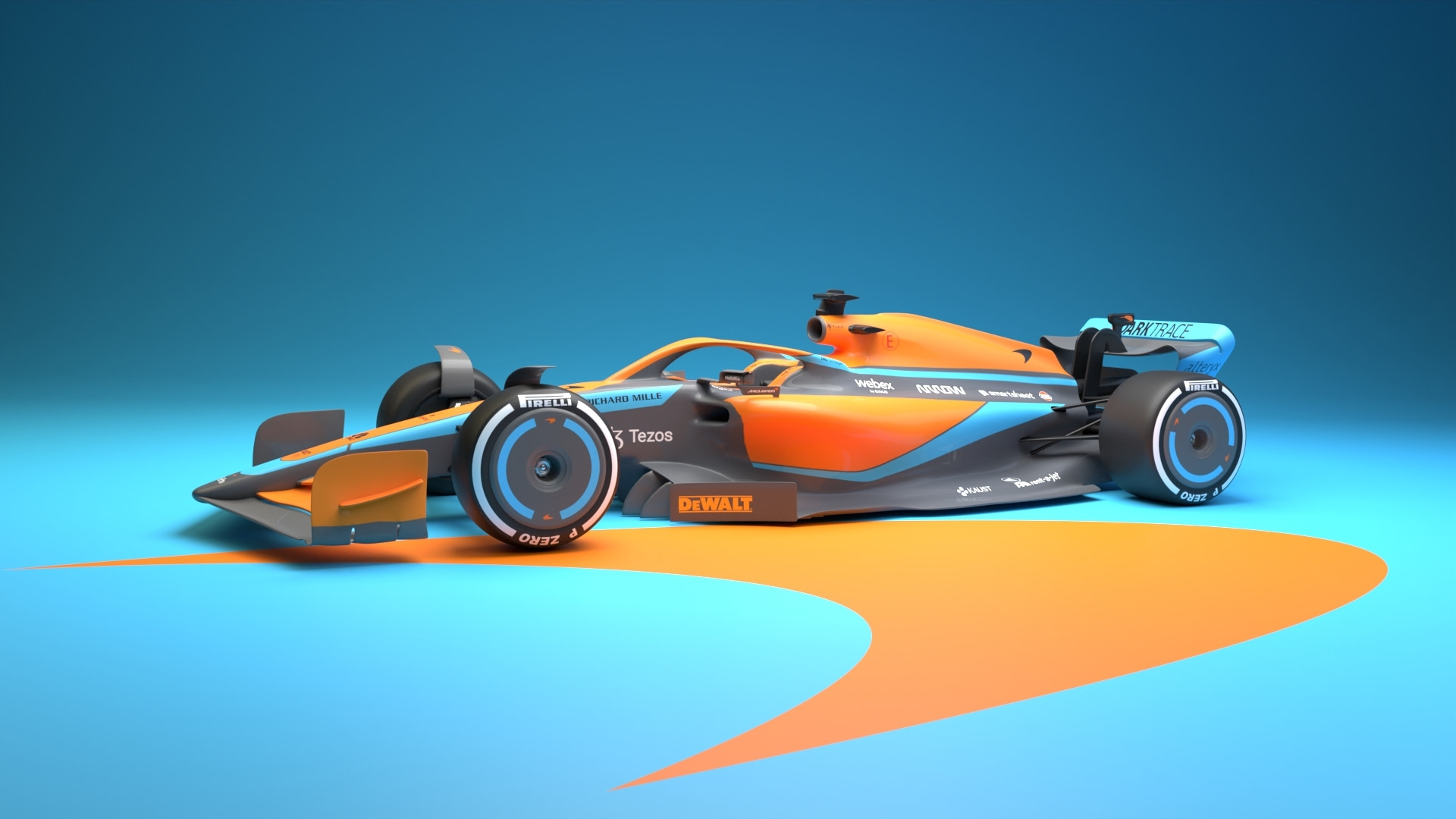 McLaren racing car